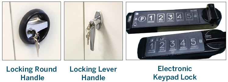 Modular Lockers Lock Types